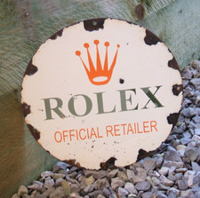 Enamel Sign - ROLEX Official