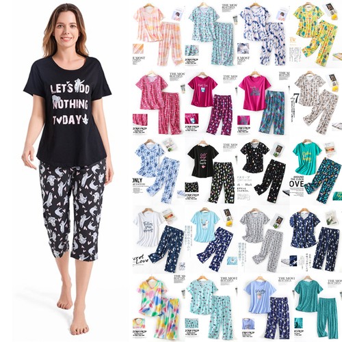 Ladies pyjamas set prints pjs - prints,