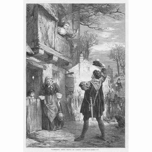 Marcus stone valentine morn - valentine's,