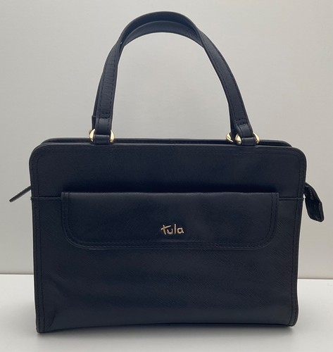 Tula black saffiano - saffiano, leather