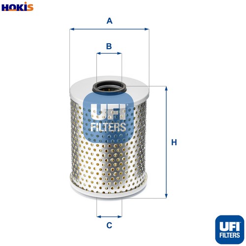 Oil filter 548 for - filter, 25.548.00