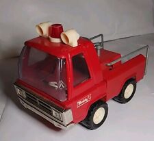 Vintage BUDDY L DIE CAST PRESSED STEEL FIRE TRUCK  7 FLAT BED PICK UP JAPAN