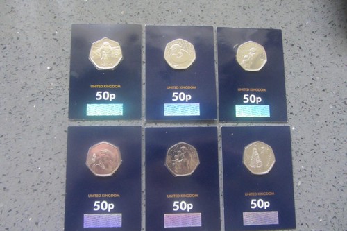 2019 2024 50p coins - x,