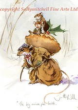 Funny Mice, Christmas cards pack of 10 by Jonathan Walker. C363X