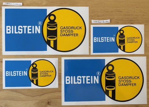 Bilstein sticker set - bilstein,