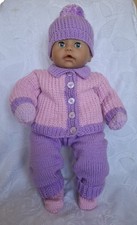 Hand Knitted Dolls Clothes To