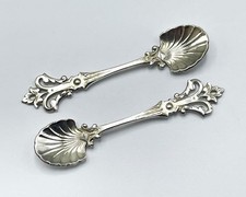 CONTINENTAL SILVER SALT SPOONS