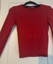 Zara Red - Long Sleeve Top /  T-shirt - Smart Casual & Cool