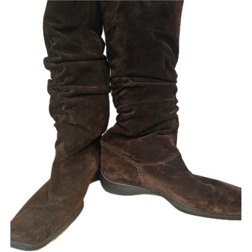 Pavers brown suede - suede, 6.5