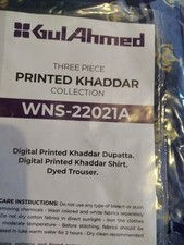Gul Ahmed Khadder Printed