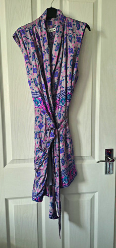 Zara grey paisley chiffon wrap - grey,