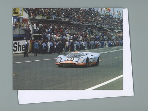 Gulf porsche 917 greeting - 917, card