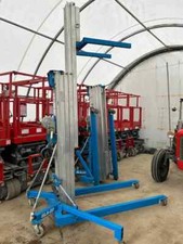 Genie SLA20 Material Lift with LOLER Re-Roped RSJ Beam Lifter