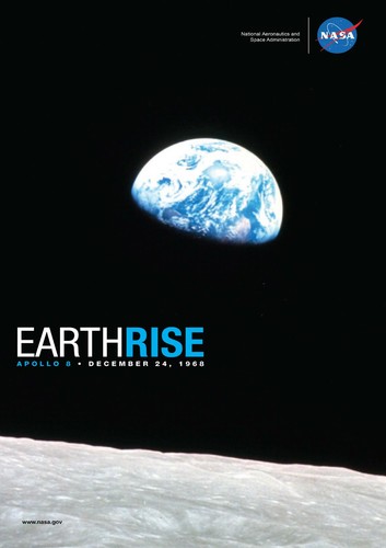 Space poster earthrise - poster,