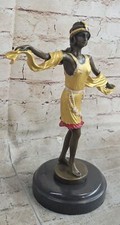 C.MIRVAL bronze statue art