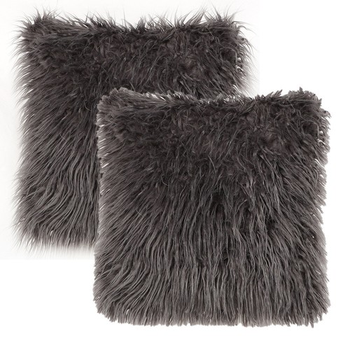 Pair faux fur soft - fur, plush
