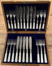 Antique Cutlery Canteen 24