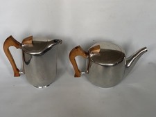 MID CENTURY PICQUOT WARE TEAPOT AND COFFEE POT 