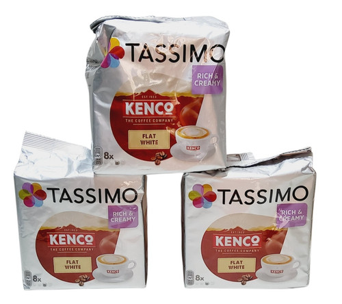 Tassimo kenco flat - flat, white
