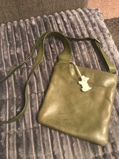 Radley olive green leather crossbody/shoulder bag £6.00