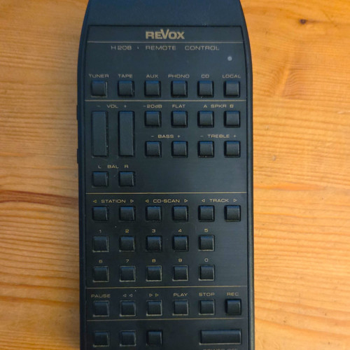 Revox h208 wireless - revox, remote