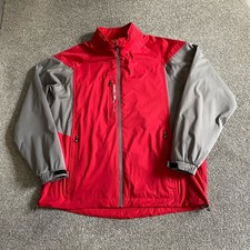 Proquip Golf Jacket Mens XL Tourflex Elite Red Grey Full Zip Pockets Waterproof
