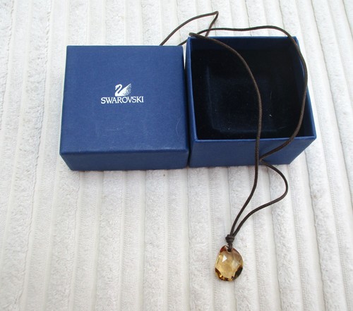 Swarovski amber cognac - swarovski, faceted