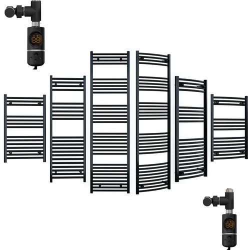 Dual fuel towel radiator 500mm - fuel,
