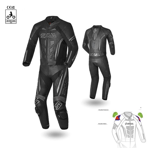 Mens motorcycle leather - leather, 2