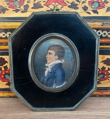Miniature portrait painting - portrait, of