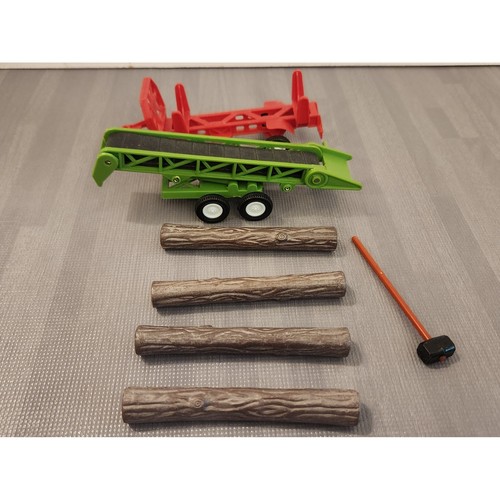 Vintage farm toy logging set - farm,