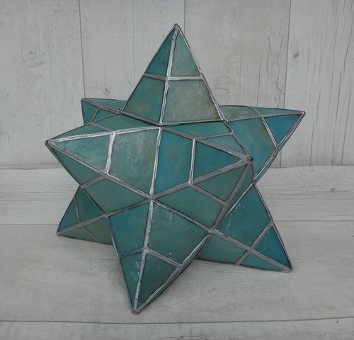 Capiz shell moravian star - shell,