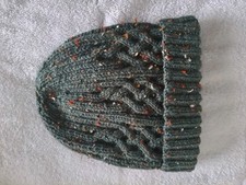 New Hand Knitted Adult Aran Hat