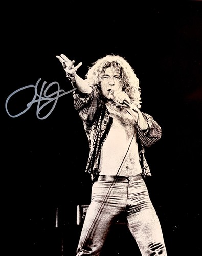 Robert plant signed 8x10 - robert, signed•