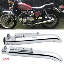 2x Motorcycle Exhaust Pipe