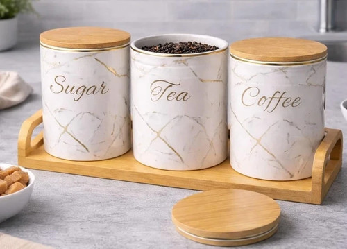 Gold marble effect tea coffee - gold,