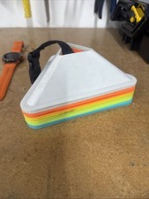 20 PCS Triangle Soccer Cones – Agility Training Markers for Football & Sports