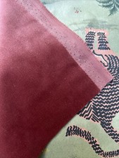 linwood omega velvet fabric Loaf Shade Jam Sandwich 4.5m  X 1.4m FR on Back