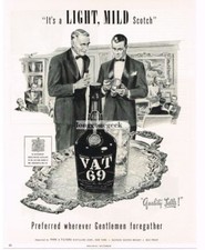 1954 VAT 69 Scotch Whiskey Man