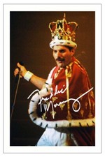 FREDDIE MERCURY Signed Autograph 6x4 PHOTO Fan Gift Signature Print Music QUEEN