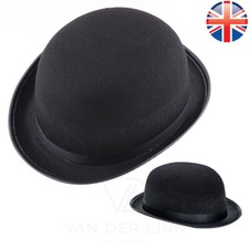 VDL Round BOWLER HAT Vintage Style Top Hat Classic Men Formalwear Accessory