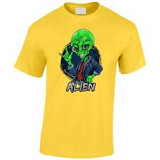Men's T Shirt Funny Alien Roswell UFO Area 51 ET Aliens Flying Saucer 