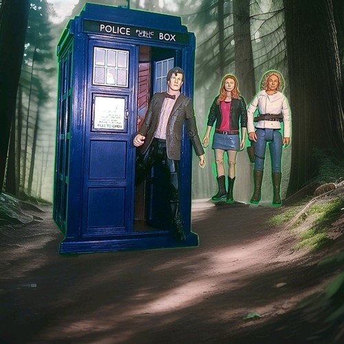 Doctor who toys - toys, white