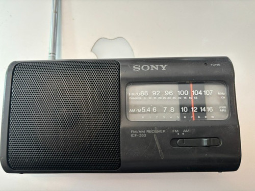 Sony receiver icf - fm/am,