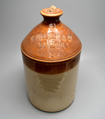 Antique flagon coates co - flagon, &