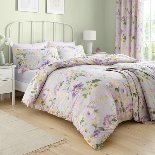 Lavender duvet cover - lavender, hand