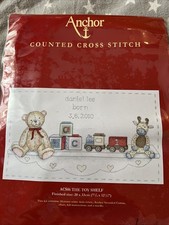 Birth sampler cross - stitch, by