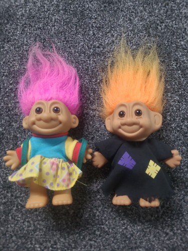 Russ vintage troll dolls - russ,