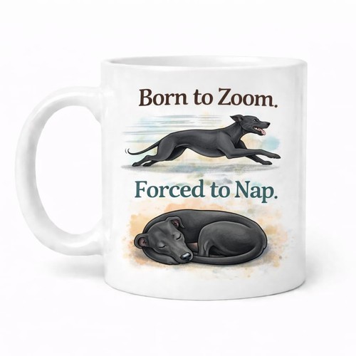 Greyhound ceramic mug brew - greyhound,