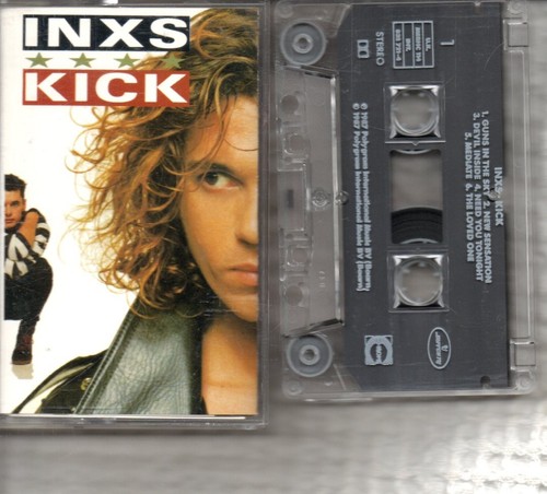Inxs kick cassette tape - inxs,